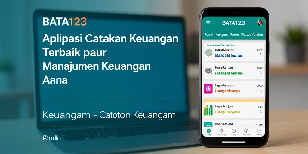 Tampilan antarmuka aplikasi BATA123 untuk catatan keuangan yang sederhana dan intuitif