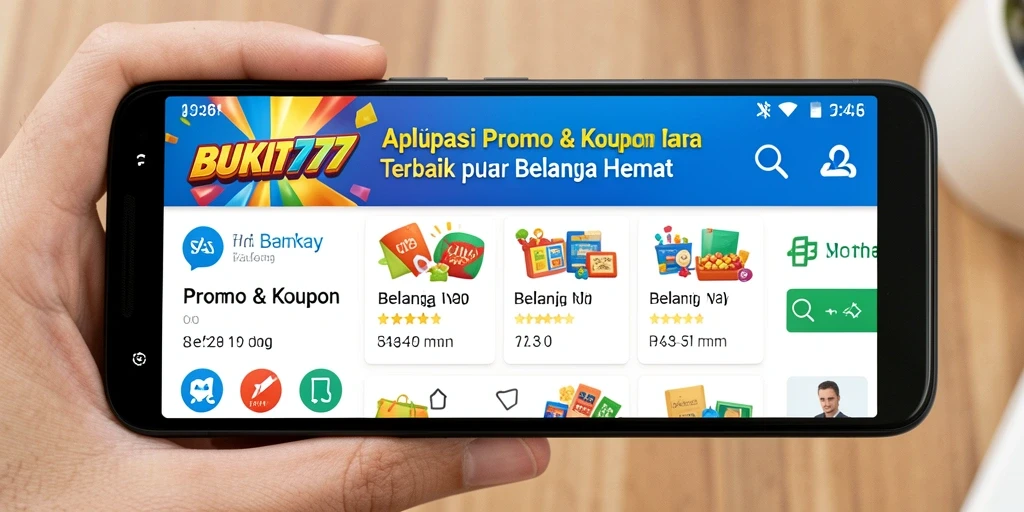 Tampilan antarmuka BUKIT777 yang menarik untuk promo dan kupon.