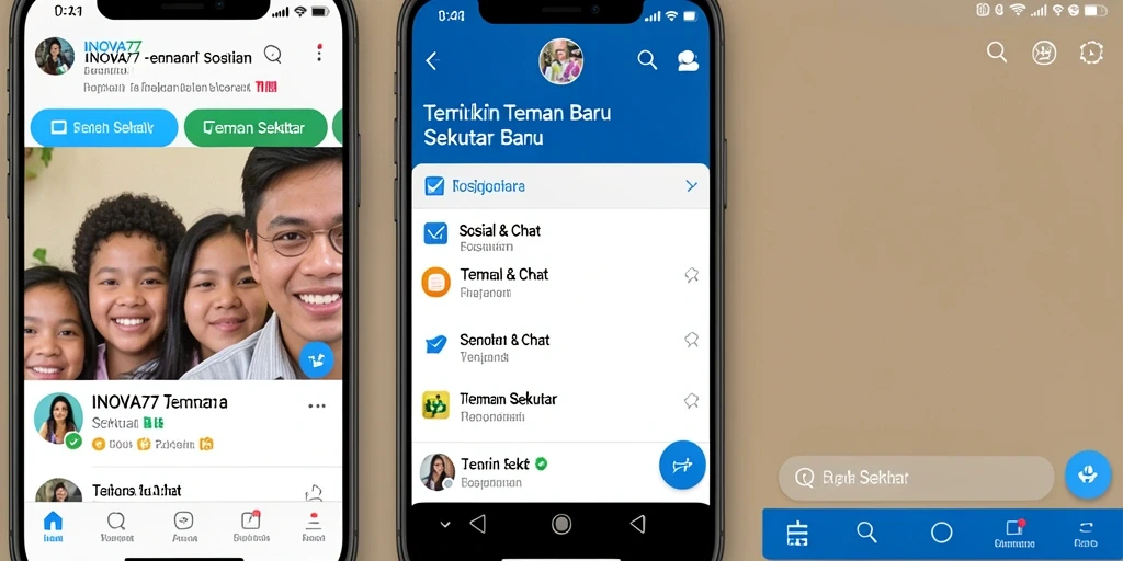 Antarmuka utamanya yang ramah pengguna dan interaktif.