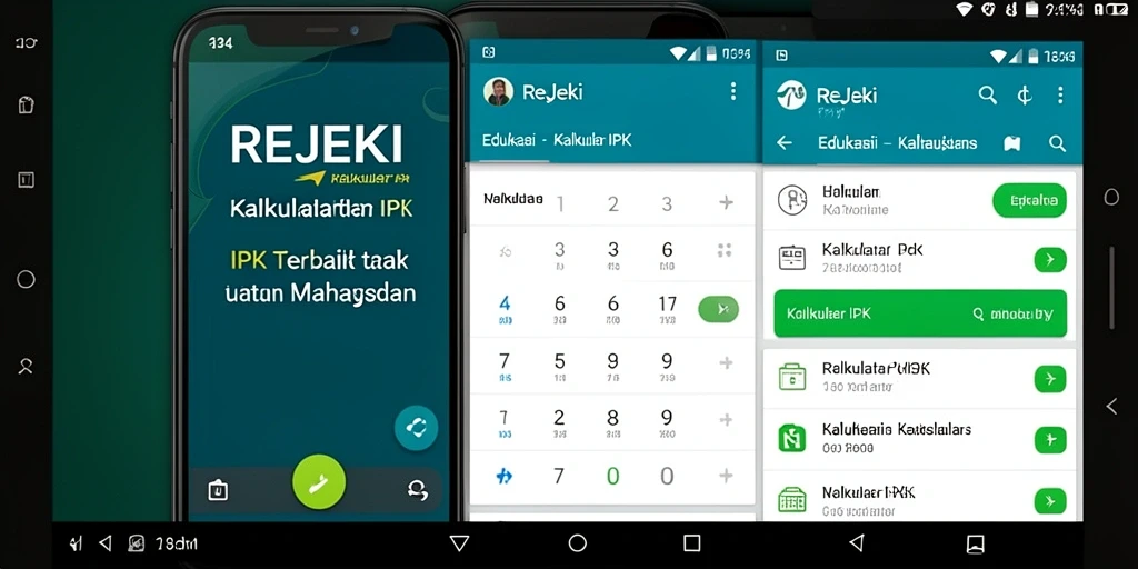 Antarmuka pengguna aplikasi REJEKI yang intuitif dan fungsional.