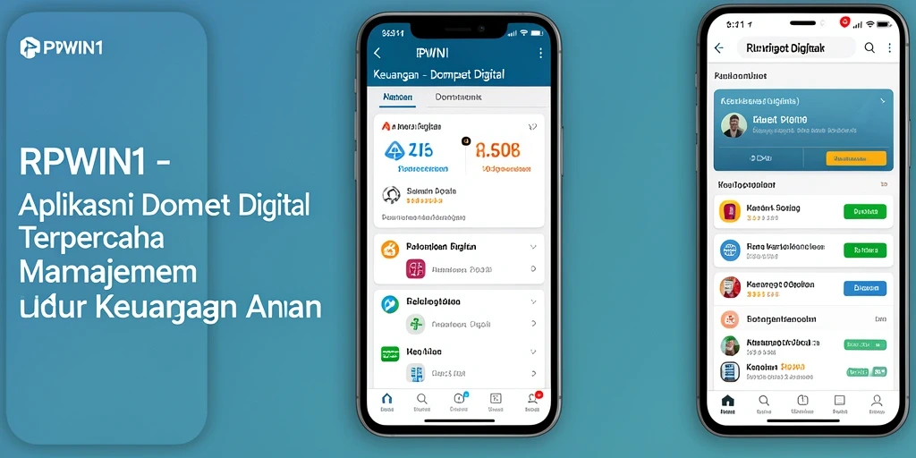 Tampilan antarmuka RPWIN1 yang intuitif dan mudah dipahami.